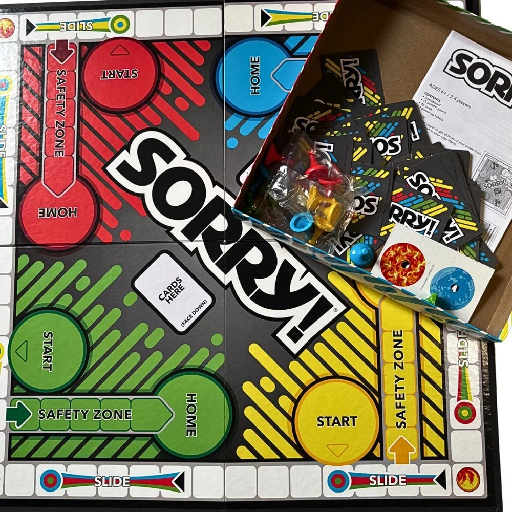 Family Board Game Night Bundle Sorry Connect Candyland Plus 3 Prs  Animal Ears